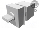 Switch: cam switch | Stabl.pos: 2 | 16A | 0-1 | for DIN rail mounting