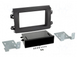 Radio frame | Citro&euml;n,Fiat,Opel | 2 DIN | black