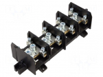 Splice terminal: distribution block | 232A | screw terminal | black
