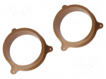 Spacer ring | MDF | 165mm | Renault | impregnated,varnished