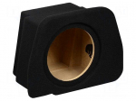 Car loudspeaker enclosure | MDF | black | textil | 15l | 250mm | 286mm