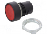 Switch: push-button | 22mm | Stabl.pos: 1 | red | IP65 | flat | 46 | Pos: 2