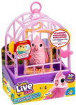 Figurka interaktywna little live pets - m&oacute;j prawdziwy ptaszek r&oacute;żowy