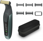 Rowenta Beard Trimmer | TN6044E0 | Cordless | Number of length steps 6 | Wet & Dry | Black/Green