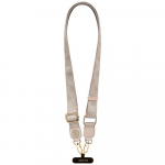 Guess CBDY 4G Tether Patch Strass Metal Logo Universal Lanyard pink