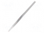 Ruler | figures vertically arranged,self-adhesive | W: 11mm
