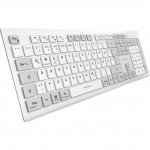 Sharkoon OfficePal K30W (white, DE layout, rubber dome)