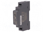 Power supply: DC/DC | 15W | 3.3VDC | 4.5A | 18&divide;75VDC | Mounting: DIN