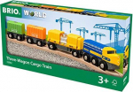 BRIO freight train with three wagons 63398200