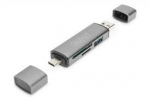 Digitus Dual Card Reader USB-C / USB 3.0, OTG, card reader