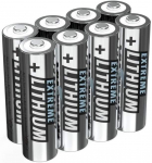 Ansmann Extreme Lithium Mignon AA, battery (silver, 8 pieces)
