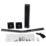 Ergotron WorkFit Dual Monitor Kit (Black)