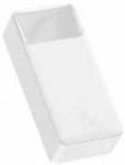 Baseus Bipow ārējais akumulators (powerbank) | 30000 mAh | 15W | USB-A, USB-C, Micro USB | balts