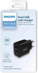 Philips DLP2620 tīkla lādētājs | 17W | USB-A | melns