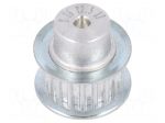 Belt pulley | T2.5 | W: 4 | 6mm | whell width: 16mm | &Oslash;: 13.8mm | aluminium