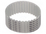 Timing belt | T5 | W: 25mm | H: 2.2mm | Lw: 180mm | Tooth height: 1.2mm