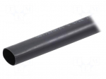 Heat shrink sleeve | glued | 6: 1 | 33mm | L: 1.22m | black