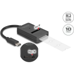 Dokkimisjaam Delock - liideseadapter - M.2 - M.2 kaart (PCIe NVMe ja SATA) - USB-C 3.2 (Gen 2) - Black