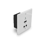 AV-signaali edastuss&uuml;steem Lindy Adap Lindy 70m Cat.6 HDMI 4K60 seinaplaadi pikendaja