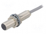 Sensor: inductive | Output conf: PNP / NO | 0&divide;2mm | 12&divide;30VDC | M12