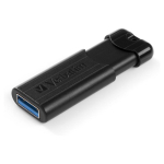 USB-m&auml;lupulk 128GB Verbatim 3.2 Pin Stripe Black jaem&uuml;&uuml;k