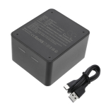 Type-C Dual Charger Hub Battery Charger for Leica LC-SCL5, BP-SCL5, M10, M10R, M10P