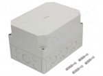 Enclosure: multipurpose | X: 180mm | Y: 254mm | Z: 165mm | TK PS | grey