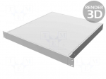Enclosure: 19" standard | 1U | Enclos.mat: aluminium | Y: 457mm