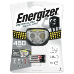Vision Ultra priek&scaron;ējais lukturis 450 lūmeni ar sarkanu gaismu 3xAAA ENERGIZER