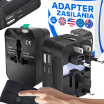 Printerid, skannerid ja tarvikud // Skannerid // Adapter uniwersalny przejści&oacute;wka gniazda podr&oacute;żna 240 v wielofunkcyjna usb er1047