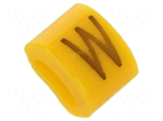 Markers | Marking: W | 1.1&divide;2.5mm | H: 3mm | A: 6mm | -30&divide;100&deg;C | leaded