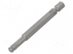 Screwdriver bit | Torx&reg;,spherical | T30 | Overall len: 70mm