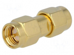 Coupler | SMA male,both sides | straight | 50&Omega; | teflon | gold-plated