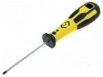 Screwdriver | slot | SL 2,5mm | Blade length: 75mm