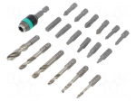 Kit: screwdriver bits | The set contains: HSS drills |  (6 pcs)