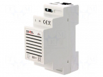 Signalling device | 230VAC | IP20 | DIN | 90x35x66mm | Indication: bell