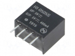 Converter: DC/DC | 2W | Uin: 4.5&divide;5.5V | Uout: 5VDC | Iout: 400mA | SIP4