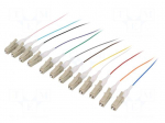 Connector: fiber optic | patchcord | both sides,LC | snap fastener