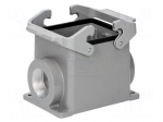 Enclosure: for Han connectors | Han | size 32B (2 x 16B) | high