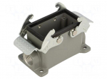 Enclosure: for HDC connectors | size 10B | with double latch | M20