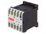 Contactor: 3-pole | NO x3 | Auxiliary contacts: NC | 24VAC | 9A | DIN | BG
