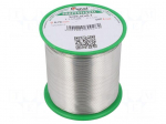 Soldering wire | Sn99,3Cu0,7 | 0.7mm | 500g | lead free | Package: reel