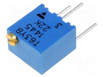 Potentiometer: mounting | 22k&Omega; | 250mW | No.of mech.turns: 15&plusmn;5 | &plusmn;10%