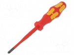 Screwdriver | insulated,slim | PlusMinus cross PZ-type | SL/PZ1