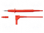Test lead | 32A | red | Conform to: EN61010 1000VCAT II | 25m&Omega; | 1m
