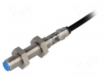 Sensor: inductive | Output conf: NPN / NO | 0&divide;2mm | 10&divide;30VDC | M8 | IP67