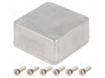 Enclosure: multipurpose | X: 50mm | Y: 50mm | Z: 25mm | 1590W | aluminium