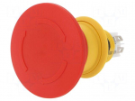 Switch: emergency stop | Stabl.pos: 2 | NC + NO x2 | 16mm | red | none