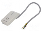 RFID reader | antenna,built-in buzzer | 83x44x14mm | 7&divide;15V | grey