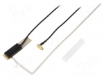 Antenna | DAB | Colour: black | 9&divide;16VDC | Kind: RG174 | 17dBi | -20&divide;80&deg;C